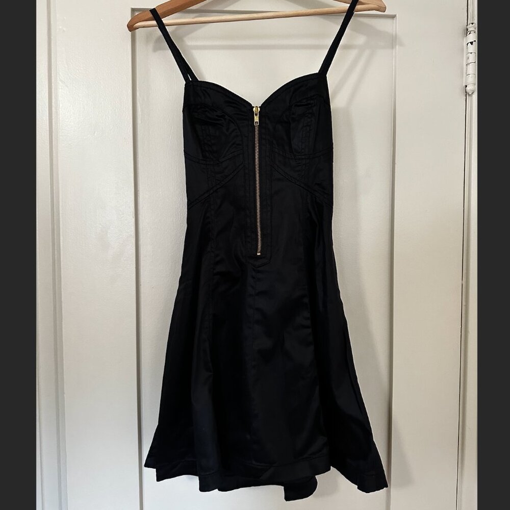 French Connection Black Baby doll Mini Dress